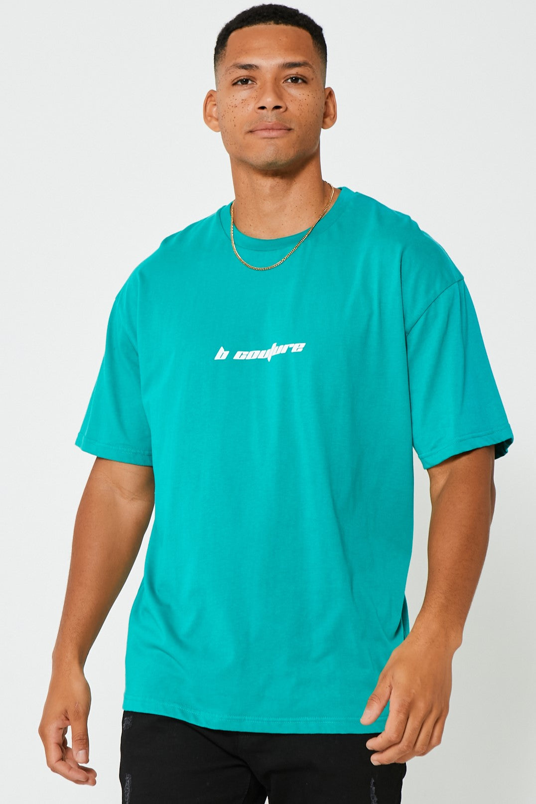 Bartley Oversized Cotton T-Shirt - Green