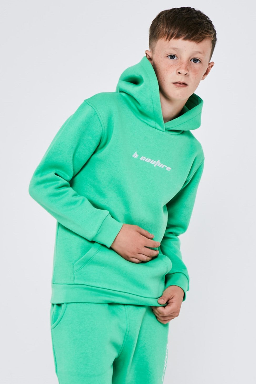 Blue and lime green sale tracksuit