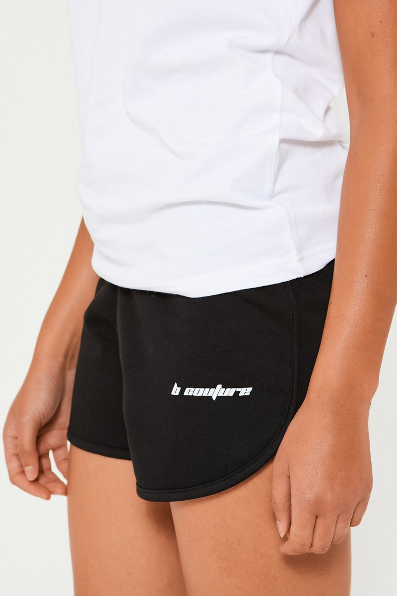 Springfield T-Shirt & Shorts Set - White / Black