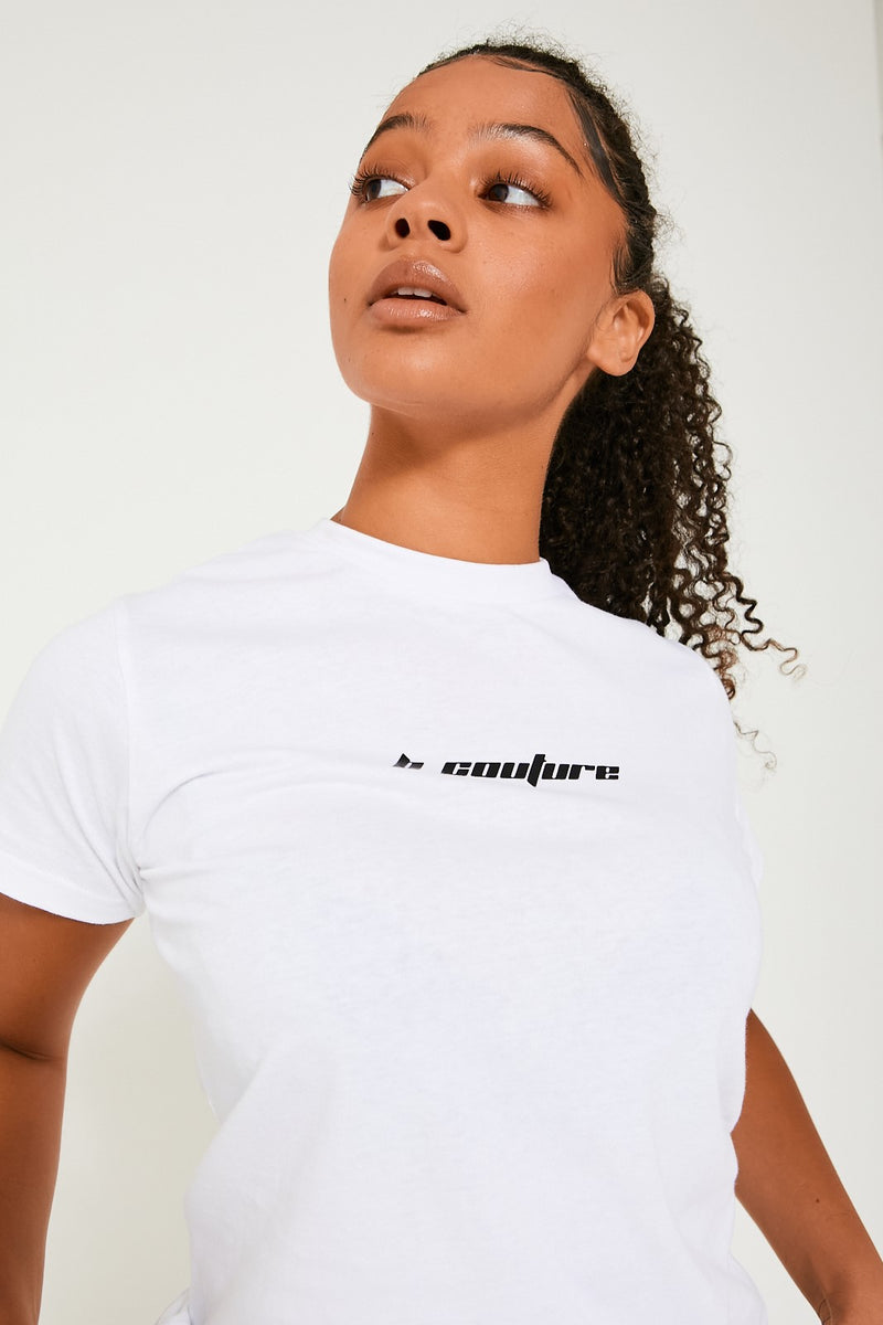 Springfield T-Shirt & Shorts Set - White / Black