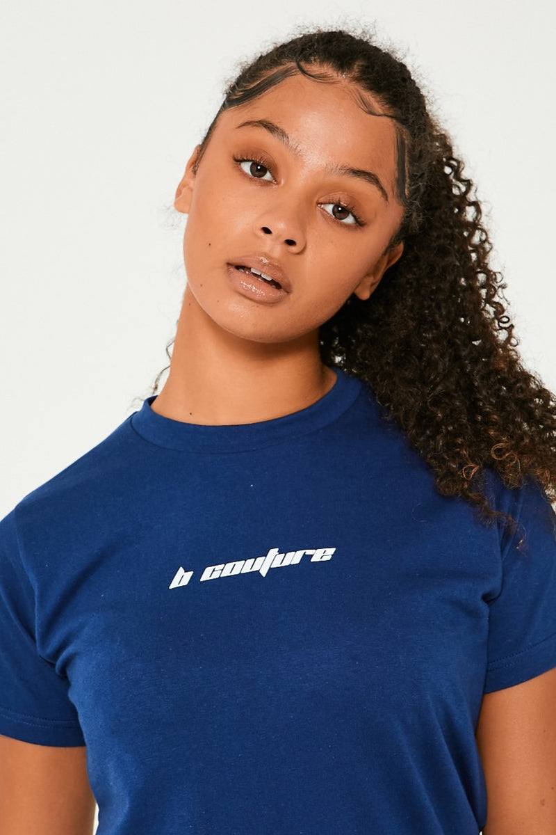 Springfield T-Shirt & Shorts Set - Navy / Aqua