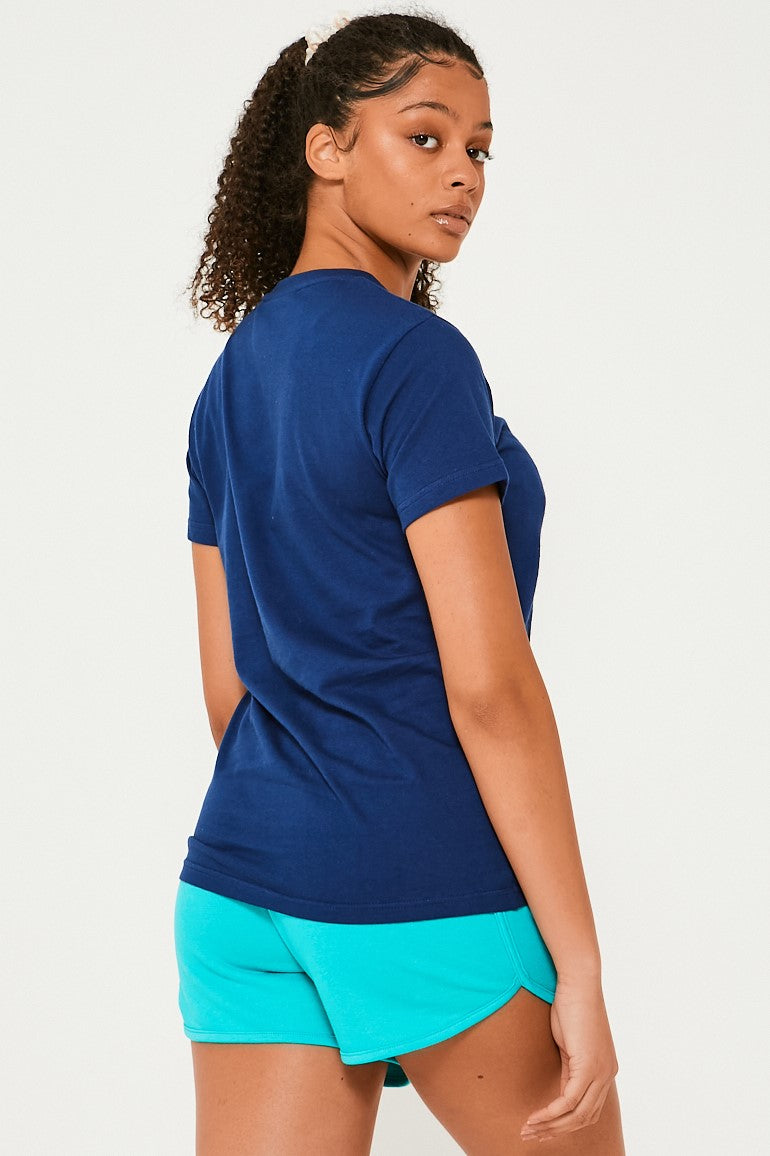 Springfield T-Shirt & Shorts Set - Navy / Aqua