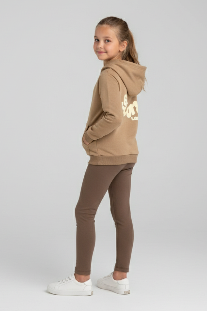 Luna Hoodie and Legging Set - Mink Brown