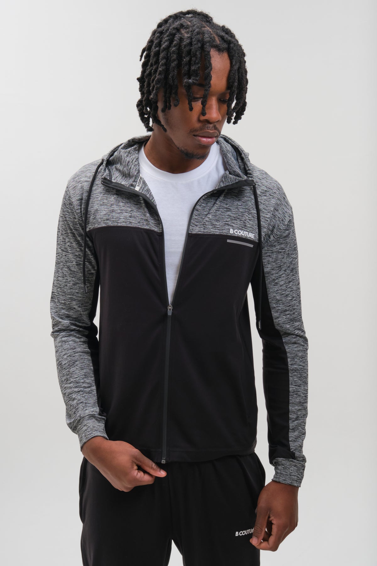 Club Zip Tracksuit - Black