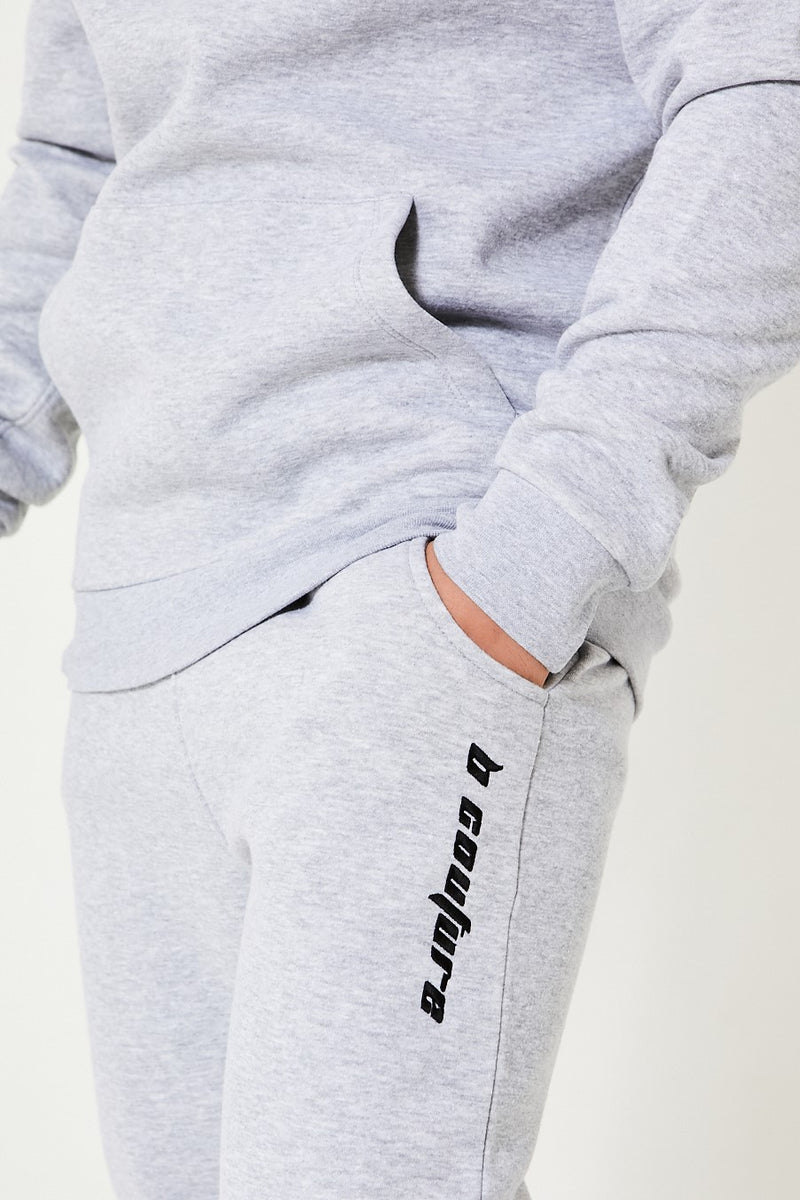 Finchley Road Tracksuit - Grey Marl