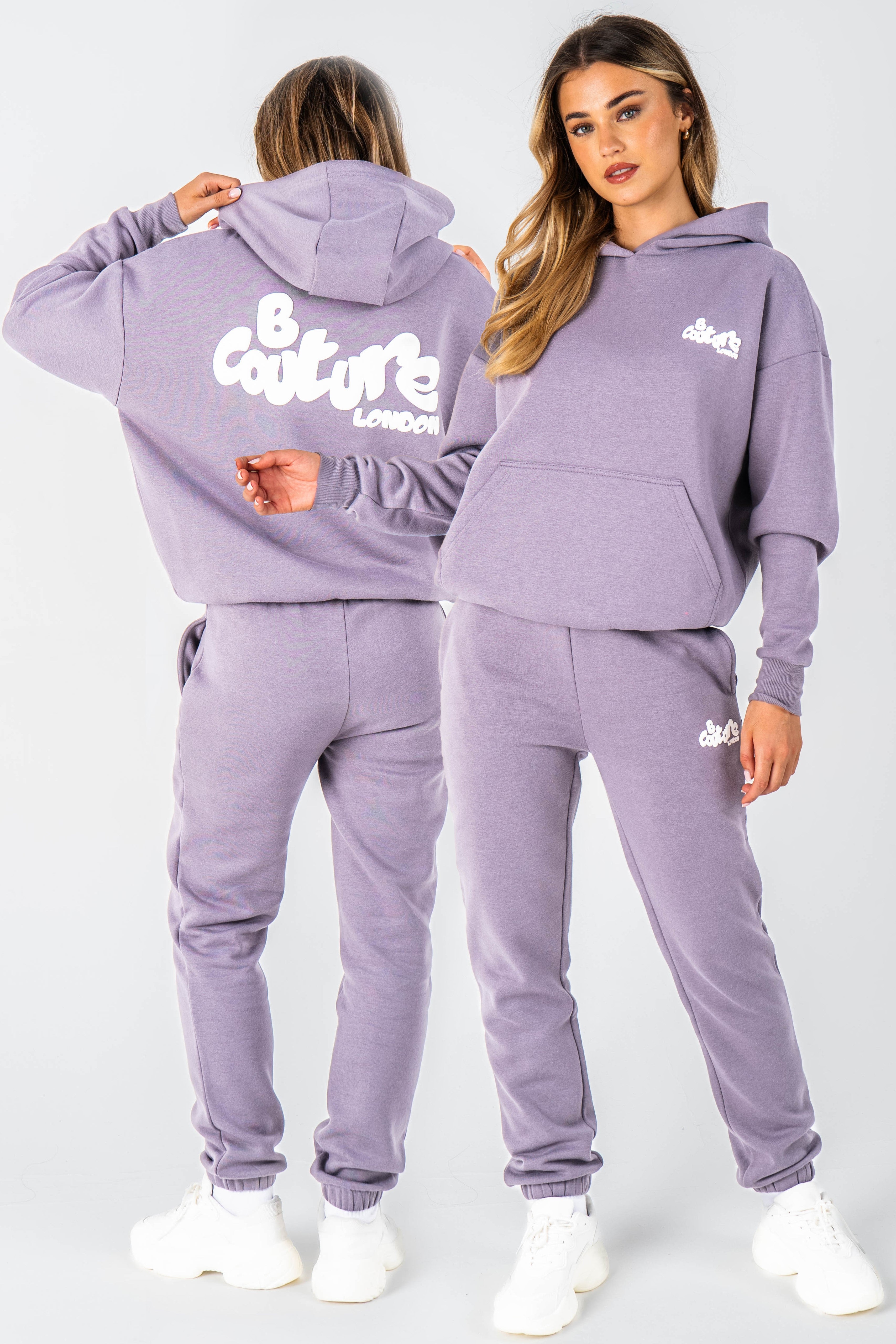 Erindale Oversized Fleece Tracksuit Lavender