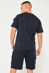 Hampden T-Shirt & Short Set - Navy