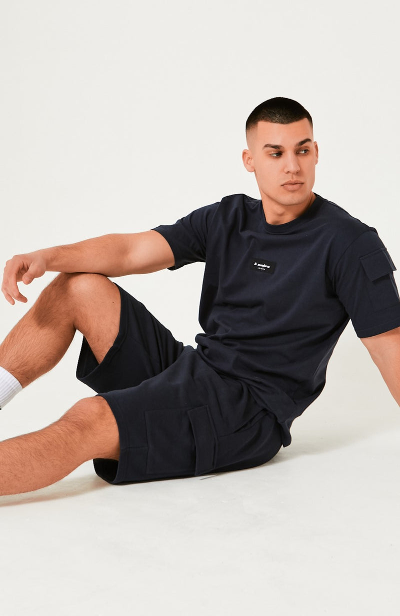 Hampden T-Shirt & Short Set - Navy