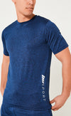 Hopton Activewear T-Shirt & Short Set - Navy