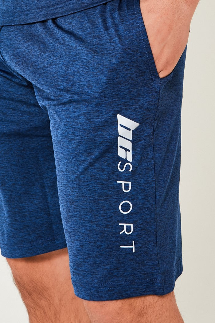 Hopton Activewear T-Shirt & Short Set - Navy