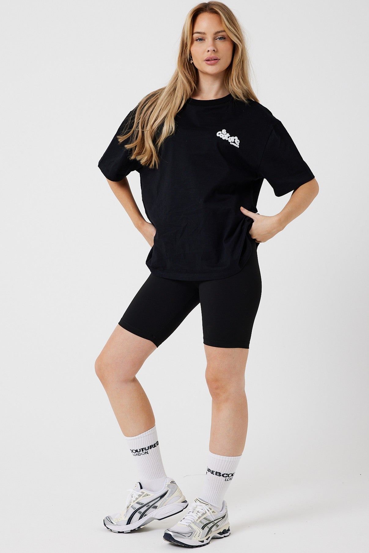 nike cycling shorts and top set