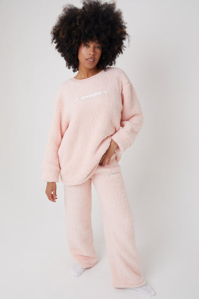 Womens fluffy pjs on sale