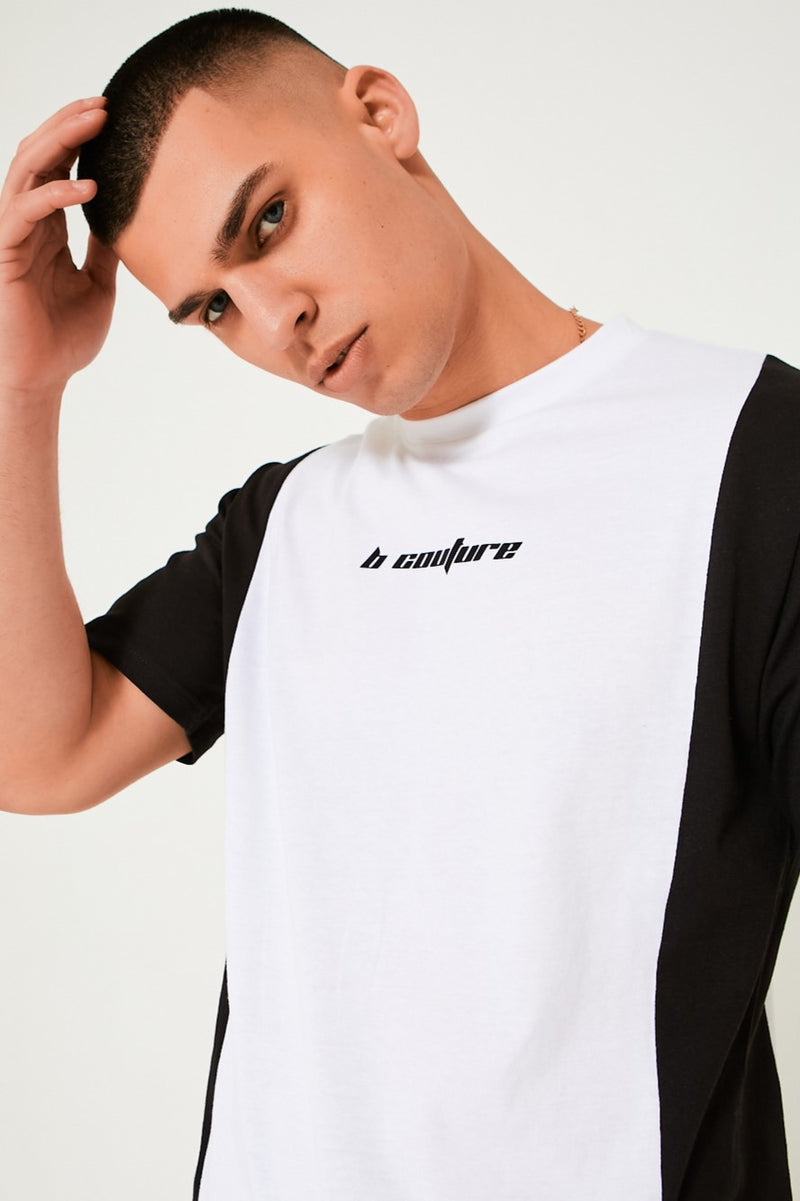 Park Way T-Shirt & Short Set - White / Black