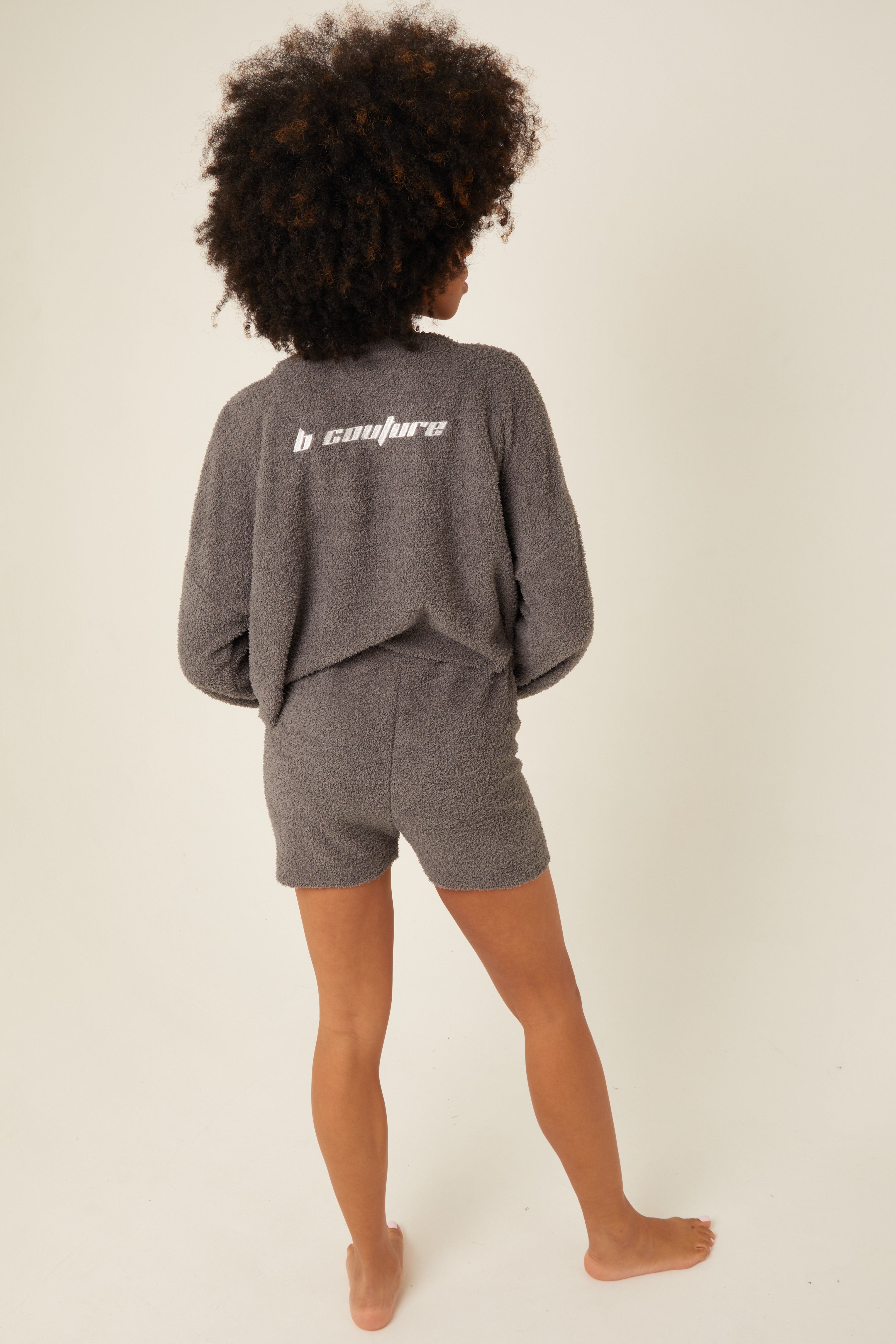 Teddy fleece short pyjamas cheap