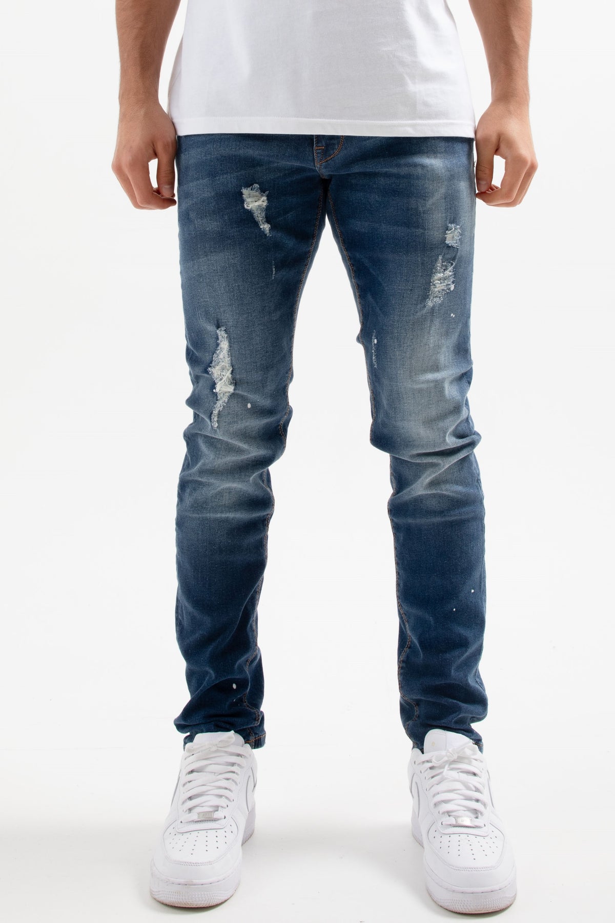 Tapered Jeans Mens Designer Jeans Sale Uk ETO Mens Designer Blue