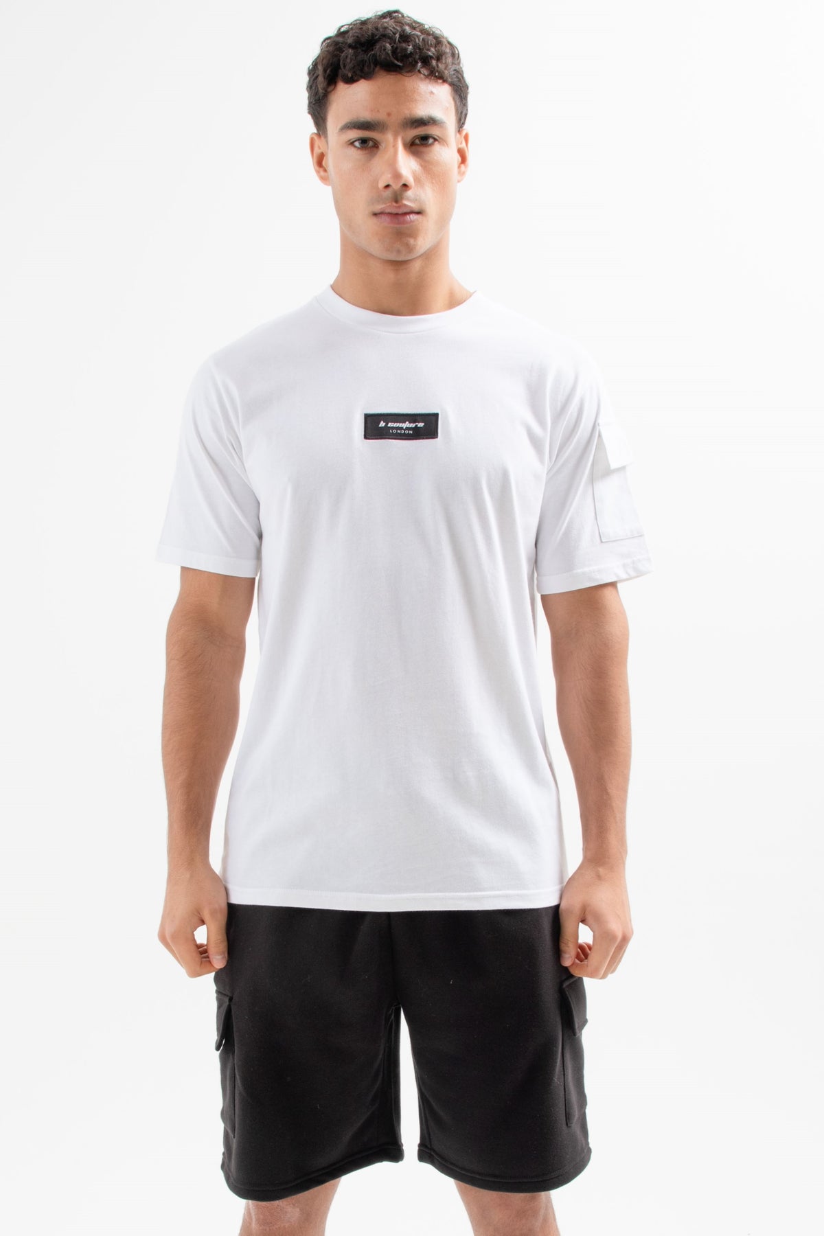 Hampden T-Shirt & Short Set - White/Black