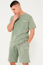 Shoreditch T-Shirt & Short Set - Olive