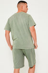 Shoreditch T-Shirt & Short Set - Olive