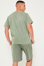 Shoreditch T-Shirt & Short Set - Olive