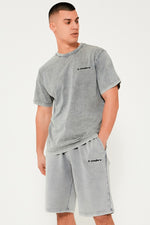 Shoreditch T-Shirt & Short Set - Grey