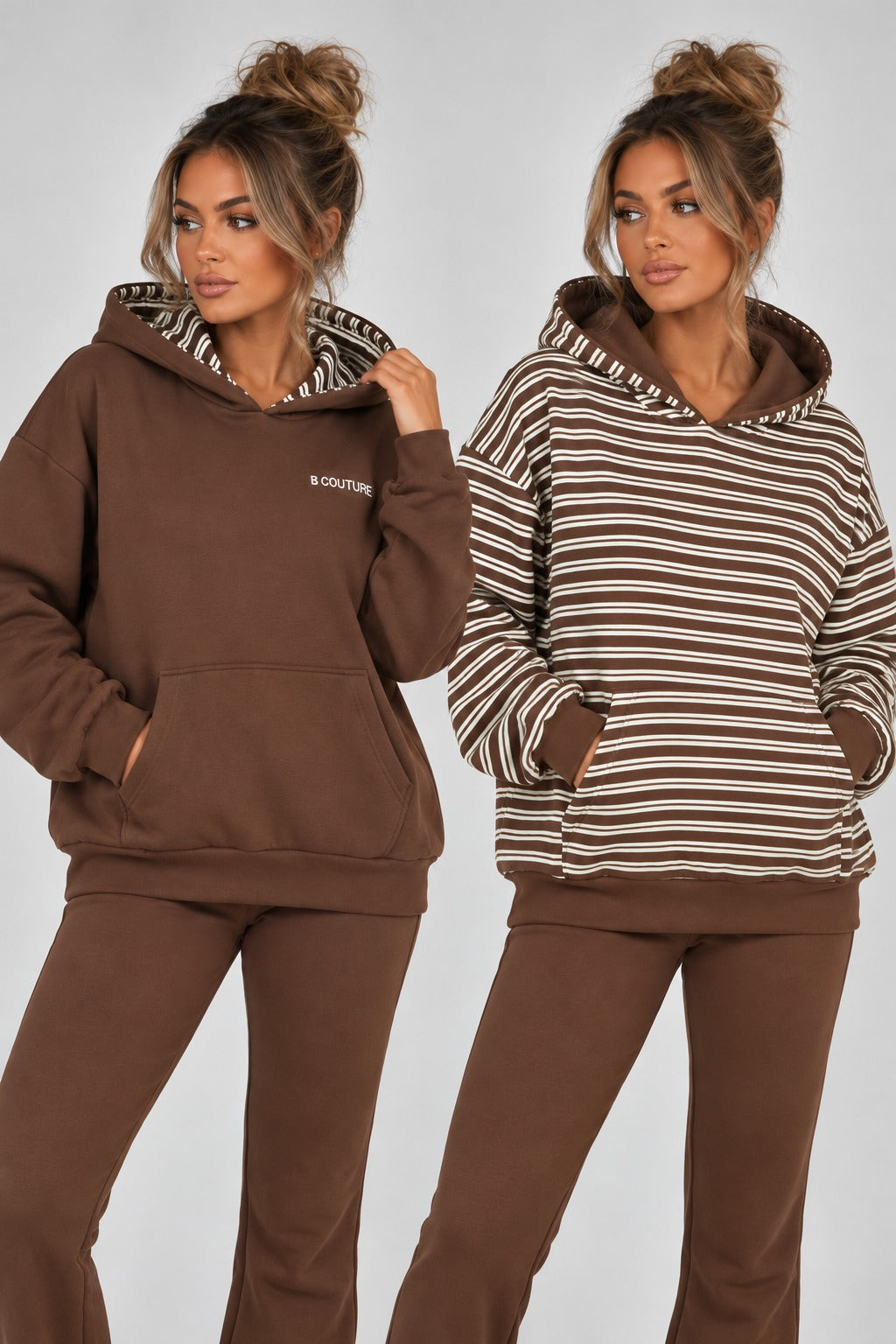 Alter Ego Reversible Hoodie - Brown