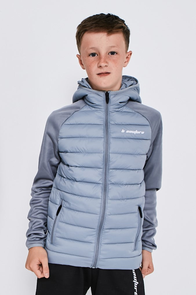 Barbican Hooded Jacket- Dark Grey