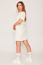 St James Square T-Shirt Dress - White