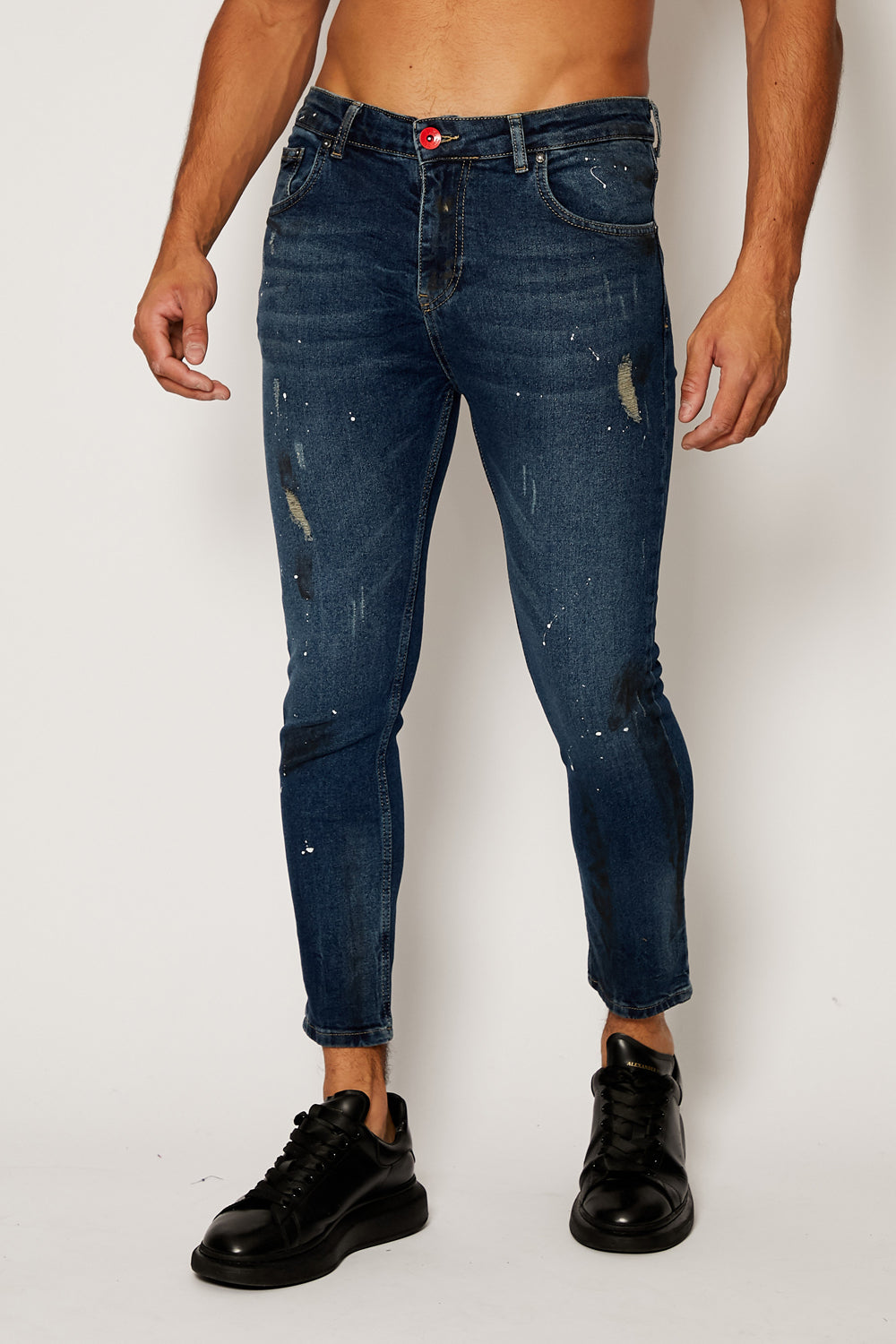 Camedon Road Skinny Jeans - Dark Blue