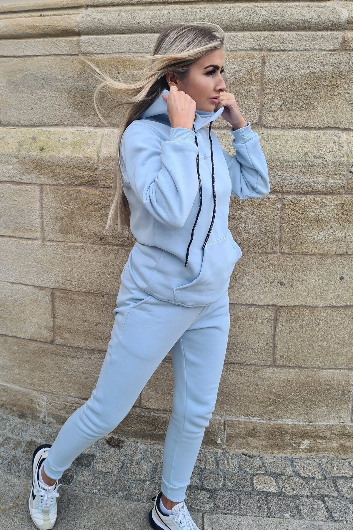 Baby blue tracksuit womens sales